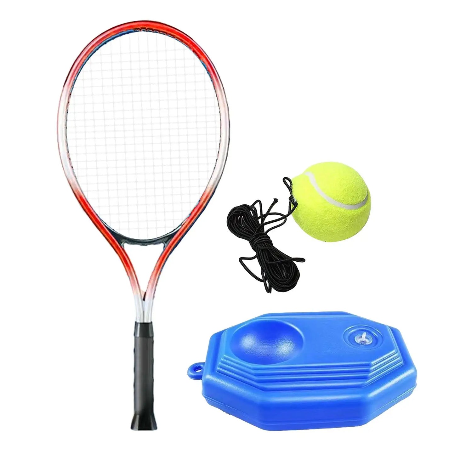 Tennis Trainer Rebound Ball Solo Training Equipment for Beginners Exercise Single Player Self Practice for Park Garden Backyard